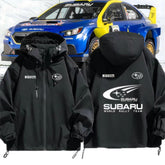 スポーツ&カルチャー プリント アウター モータースポーツテイスト 防風 防寒 レーシングジャケット