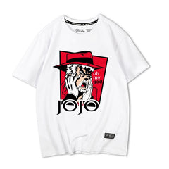 人気キャラ プリント トップス ジョセフ oh my god 驚き顔 半袖Tシャツ
