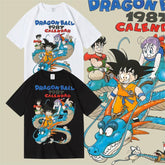 人気キャラ プリント トップス DRAGON ユニセックス 半袖Tシャツ
