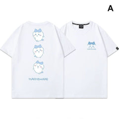 人気キャラ プリント トップス 楽しい気分 ユニセックス 半袖Tシャツ