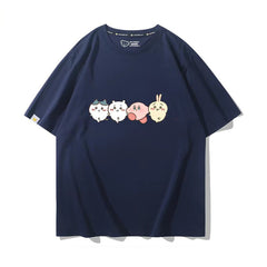 人気キャラ プリント トップス キャラcosplay ユニセックス 半袖Tシャツ