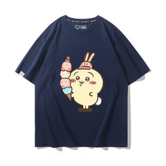 人気キャラ プリント トップス キャラcosplay ユニセックス 半袖Tシャツ