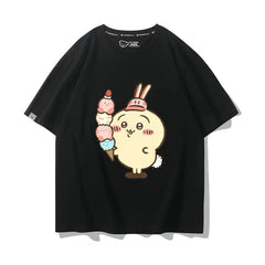 人気キャラ プリント トップス キャラcosplay ユニセックス 半袖Tシャツ