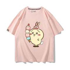 人気キャラ プリント トップス キャラcosplay ユニセックス 半袖Tシャツ