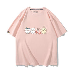 人気キャラ プリント トップス キャラcosplay ユニセックス 半袖Tシャツ