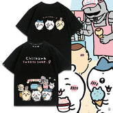 人気キャラ プリント トップス【SWEETS SHOP】ユニセックス 半袖Tシャツ