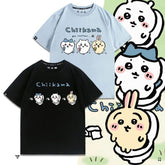 人気キャラ プリント トップス リラックス タイム ユニセックス 半袖Tシャツ