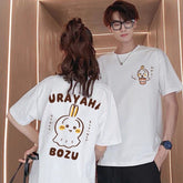 人気キャラ プリント トップス 晴雨人形 ユニセックス 半袖Tシャツ