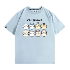 人気キャラ プリント トップス 家族写真 ユニセックス 半袖Tシャツ