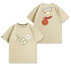 人気キャラ プリント トップス スラムダンク ユニセックス 半袖Tシャツ