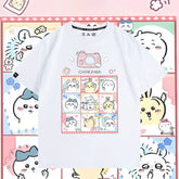 人気キャラ プリント トップス カメラ ユニセックス 半袖Tシャツ
