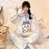 人気キャラ プリント 裏起毛 ルームウェア 寝間着 パジャマ レディース セットアップ
