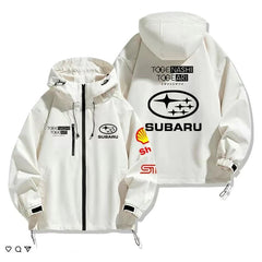 スポーツ&カルチャー プリント アウター ドライビング メンズ 防風 防寒 レーシングジャケット