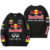 スポーツ&カルチャー プリント トップス RED BULL ユニセックス 長袖 スウェット