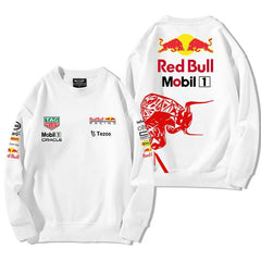 スポーツ&カルチャー プリント トップス RED BULL デザイン ユニセックス 長袖 スウェット