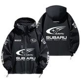 スポーツ&カルチャー プリント ドライビングスタイル 防風 防寒 レーシングジャケット