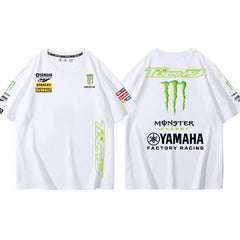 スポーツ&カルチャー プリント トップス レーシングロゴ クール系 ユニセックス 半袖Tシャツ