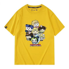 人気キャラ プリント トップス 黄金の精神! ユニセックス 半袖Tシャツ