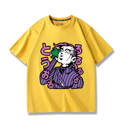 人気キャラ プリント トップス ディアボロ ユニセックス 半袖 Tシャツ