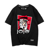 人気キャラ プリント トップス ジョセフ oh my god 驚き顔 半袖Tシャツ