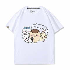 人気キャラ プリント トップス ハーッ!! ユニセックス 半袖Tシャツ