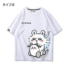 人気キャラ プリント トップス 日常(笑)ユニセックス 半袖Tシャツ