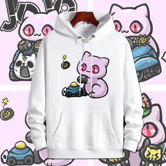 人気キャラ プリント トップス Killer Queen ユニセックス フード付き パーカー その3
