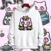 【薄手・裏起毛から選べる】スタンド使い イラスト トップス Killer Queen その4 ユニセックス 長袖 パーカー
