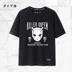 人気キャラ プリント トップス スタンド ユニセックス 半袖 Tシャツ