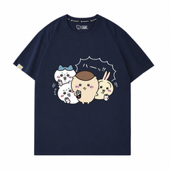 人気キャラ プリント トップス ハーッ!! ユニセックス 半袖Tシャツ