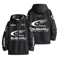 スポーツ&カルチャー プリント アウター ラリー仕様デザイン メンズ 防風 防寒 レーシングジャケット