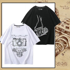 スポーツ&カルチャー プリント トップス Camera Sutra ユニセックス 半袖 Tシャツ
