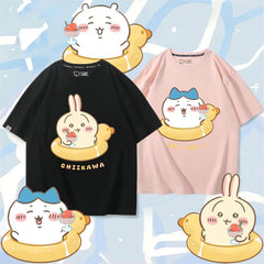 人気キャラ プリント トップス 水泳 ユニセックス 半袖Tシャツ