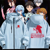 人気キャラ プリント トップス WILLE メンズ 防風 防寒 アニメジャケット