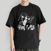 人気キャラ プリント トップス イギー ユニセックス 半袖 Tシャツ