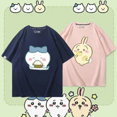 人気キャラ プリント トップス お昼の時間 ユニセックス 半袖Tシャツ