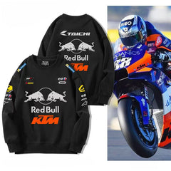 スポーツ&カルチャー プリント トップス RED BULL KTM デザイン ユニセックス 長袖 スウェット