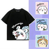 人気キャラ プリント トップス 役作業 ユニセックス 半袖Tシャツ