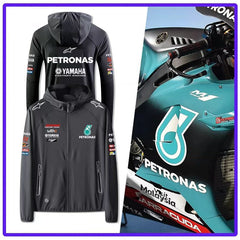 スポーツ&カルチャー プリント レーシング風 薄手 メンズ バイク用 UVカットジャケット