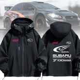 スポーツ&カルチャー プリント STI メンズ 防風 防寒 レーシングジャケット