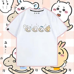 人気キャラ プリント トップス ロッキングホース ユニセックス 半袖Tシャツ