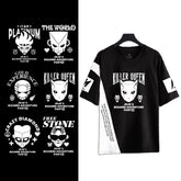 人気キャラ プリント トップス スタンドパワー ユニセックス 半袖Tシャツ