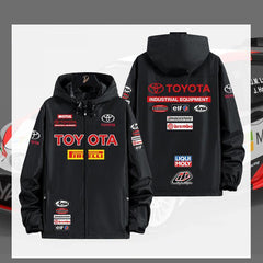 スポーツ&カルチャー プリント アウター モータースポーツ系 メンズ 防風 防寒 レーシングジャケット