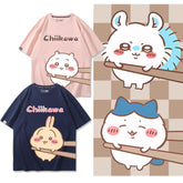 人気キャラ プリント トップス 箸で挟まれる ユニセックス 半袖Tシャツ