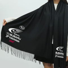 ユニセックス ショール・ネックウォーマー マフラー丨バイカースタイル ラリーライク デザイン 暖かい・防寒