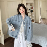 レディース レース袖切り替え デニムジャケット|エレガント・カジュアル