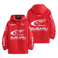 スポーツ&カルチャー プリント アウター ラリー仕様デザイン メンズ 防風 防寒 レーシングジャケット