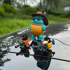 人気キャラ プリント 道路の無法者 キャラフィギュア
