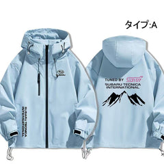 スポーツ&カルチャー プリント ストリート×アウトドア メンズ 防風 防寒 レーシングジャケット