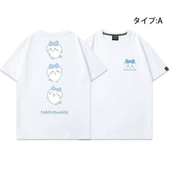 人気キャラ プリント トップス 楽しい気分 ユニセックス 半袖Tシャツ